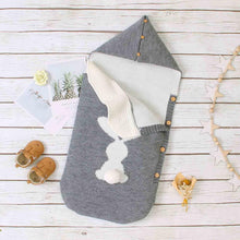 Load image into Gallery viewer, Baby Knitted Bunny Cartoon Swaddle Envelope Wrap Sleep Bags freeshipping - Tyche Ace