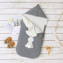 Load image into Gallery viewer, Baby Knitted Bunny Cartoon Swaddle Envelope Wrap Sleep Bags freeshipping - Tyche Ace