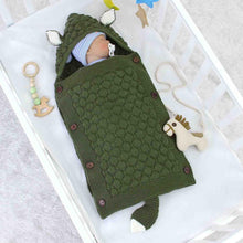 Load image into Gallery viewer, Baby Knitted Fox Cartoon Cocoon Envelope Swaddle Sleep Sacks freeshipping - Tyche Ace