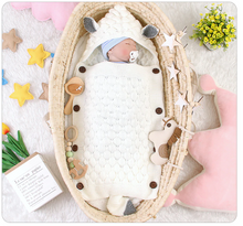 Load image into Gallery viewer, Baby Knitted Fox Cartoon Cocoon Envelope Swaddle Sleep Sacks freeshipping - Tyche Ace