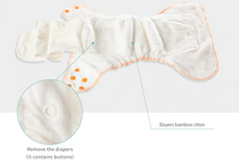 Load image into Gallery viewer, Baby Reusable Microfibre Bamboo Charcoal Nappy Boosters Washable Inserts  Liners freeshipping - Tyche Ace