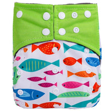 Load image into Gallery viewer, Baby Reusable Waterproof Cloth Nappies with Bamboo Charcoal Inner Layer freeshipping - Tyche Ace