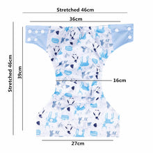Load image into Gallery viewer, Baby Reusable Waterproof Cloth Nappies with Bamboo Charcoal Inner Layer freeshipping - Tyche Ace