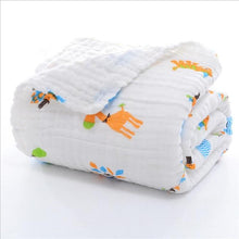 Load image into Gallery viewer, Baby Super Soft Cotton 6 Layer Blister Fabric Multi Design Muslin Swaddle Wrap Blankets freeshipping - Tyche Ace
