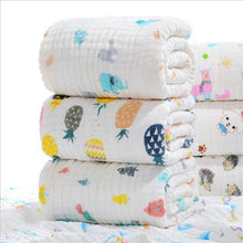 Load image into Gallery viewer, Baby Super Soft Cotton 6 Layer Blister Fabric Multi Design Muslin Swaddle Wrap Blankets freeshipping - Tyche Ace