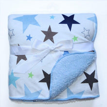Load image into Gallery viewer, Baby Thick Double Layer Cartoon Polar Fleece Swaddle Stroller Wrap Blankets freeshipping - Tyche Ace