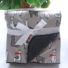 Load image into Gallery viewer, Baby Thick Double Layer Cartoon Polar Fleece Swaddle Stroller Wrap Blankets freeshipping - Tyche Ace