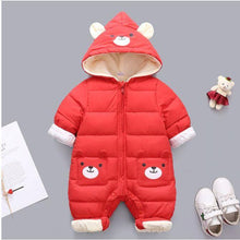 Load image into Gallery viewer, Baby Unisex Winter Thick Hooded Cute Panda Cartoon Romper freeshipping - Tyche Ace