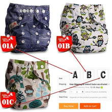 Load image into Gallery viewer, Baby Washable Reusable Cloth Pocket Nappy Diapers freeshipping - Tyche Ace