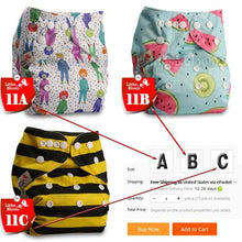 Load image into Gallery viewer, Baby Washable Reusable Cloth Pocket Nappy Diapers freeshipping - Tyche Ace