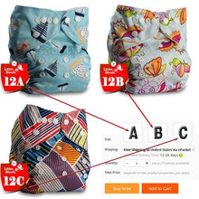 Load image into Gallery viewer, Baby Washable Reusable Cloth Pocket Nappy Diapers freeshipping - Tyche Ace
