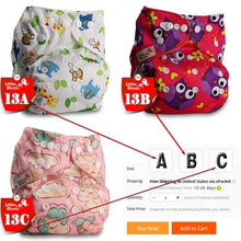 Load image into Gallery viewer, Baby Washable Reusable Cloth Pocket Nappy Diapers freeshipping - Tyche Ace