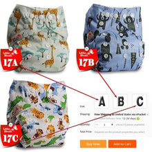 Load image into Gallery viewer, Baby Washable Reusable Cloth Pocket Nappy Diapers freeshipping - Tyche Ace