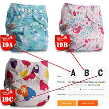 Load image into Gallery viewer, Baby Washable Reusable Cloth Pocket Nappy Diapers freeshipping - Tyche Ace