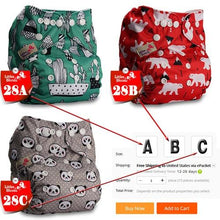 Load image into Gallery viewer, Baby Washable Reusable Cloth Pocket Nappy Diapers freeshipping - Tyche Ace