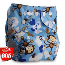 Load image into Gallery viewer, Baby Washable Reusable Real Cloth Pocket Nappy Diaper Cover freeshipping - Tyche Ace