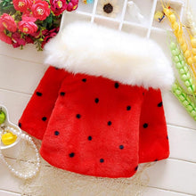 Load image into Gallery viewer, Baby Winter Warm Fleece Synthetic Fur Cloak Jacket freeshipping - Tyche Ace