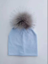 Load image into Gallery viewer, Baby/Kids Adjustable Cotton  Faux Fur Pompom Hats freeshipping - Tyche Ace