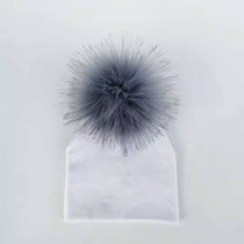 Load image into Gallery viewer, Baby/Kids Adjustable Cotton  Faux Fur Pompom Hats freeshipping - Tyche Ace