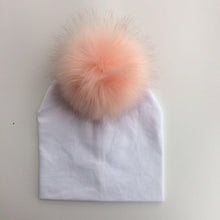 Load image into Gallery viewer, Baby/Kids Adjustable Cotton  Faux Fur Pompom Hats freeshipping - Tyche Ace