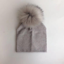Load image into Gallery viewer, Baby/Kids Adjustable Cotton  Faux Fur Pompom Hats freeshipping - Tyche Ace