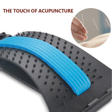Load image into Gallery viewer, Back Stretch Fitness Lumbar Support Relaxation Spine Pain Relief Massager freeshipping - Tyche Ace
