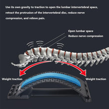 Load image into Gallery viewer, Back Stretch Fitness Lumbar Support Relaxation Spine Pain Relief Massager freeshipping - Tyche Ace