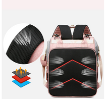 Load image into Gallery viewer, Multifunction Fashionable Large Capacity Travel Baby Bed Nappy Backpack - Tyche Ace