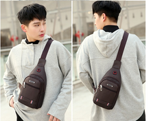 Load image into Gallery viewer, Men Waterproof Hard Wearing Outdoor Cross-Body Shoulder Leisure Bags
