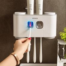 Load image into Gallery viewer, Bathroom Accessories Toothbrush Holder Automatic Toothpaste Dispenser Sets freeshipping - Tyche Ace