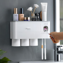 Load image into Gallery viewer, Bathroom Accessories Toothbrush Holder Automatic Toothpaste Dispenser Sets freeshipping - Tyche Ace