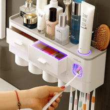 Load image into Gallery viewer, Bathroom Accessories Toothbrush Holder Automatic Toothpaste Dispenser Sets freeshipping - Tyche Ace