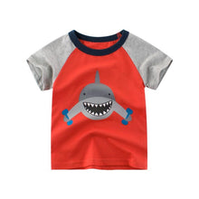 Load image into Gallery viewer, Boys Short Sleeve Cartoon Images Design  T-Shirts freeshipping - Tyche Ace