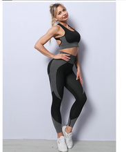 Load image into Gallery viewer, 2/3Pcs Seamless Women Yoga Workout Sportswear- Bra and Leggings Set