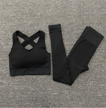 Load image into Gallery viewer, 2/3Pcs Seamless Women Yoga Workout Sportswear- Bra and Leggings Set