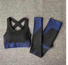 Load image into Gallery viewer, 2/3Pcs Seamless Women Yoga Workout Sportswear- Bra and Leggings Set