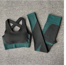 Load image into Gallery viewer, 2/3Pcs Seamless Women Yoga Workout Sportswear- Bra and Leggings Set