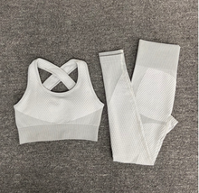 Load image into Gallery viewer, 2/3Pcs Seamless Women Yoga Workout Sportswear- Bra and Leggings Set