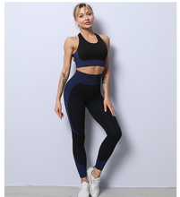 Load image into Gallery viewer, 2/3Pcs Seamless Women Yoga Workout Sportswear- Bra and Leggings Set