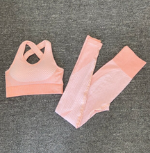 Load image into Gallery viewer, 2/3Pcs Seamless Women Yoga Workout Sportswear- Bra and Leggings Set