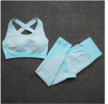 Load image into Gallery viewer, 2/3Pcs Seamless Women Yoga Workout Sportswear- Bra and Leggings Set