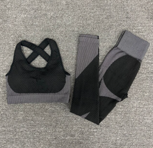 Load image into Gallery viewer, 2/3Pcs Seamless Women Yoga Workout Sportswear- Bra and Leggings Set