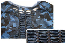 Load image into Gallery viewer, Women Seamless Camouflage Hollow-Out Gym Fitness Yoga Suit