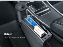 Load image into Gallery viewer, Car Metal Centre Console Seat Gap Storage Organiser With Dual USB Ports. freeshipping - Tyche Ace