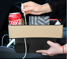 Load image into Gallery viewer, Car Seat PU Crevice Gap Storage Box Organisers freeshipping - Tyche Ace