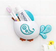 Load image into Gallery viewer, Cartoon Bird Design Suction Cup Toothbrush Toothpaste Holder freeshipping - Tyche Ace