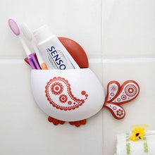 Load image into Gallery viewer, Cartoon Bird Design Suction Cup Toothbrush Toothpaste Holder freeshipping - Tyche Ace