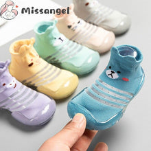 Load image into Gallery viewer, Children Cartoon Cotton Knitted Anti-slip Rubber Sole Indoor Sock Shoes freeshipping - Tyche Ace