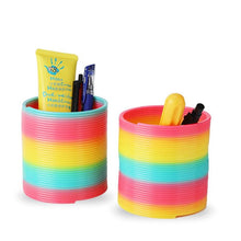 Load image into Gallery viewer, Children Early Development Rainbow Magic Bounce Plastic Coil Folding Toys freeshipping - Tyche Ace