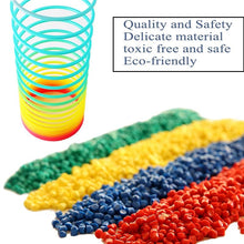 Load image into Gallery viewer, Children Early Development Rainbow Magic Bounce Plastic Coil Folding Toys freeshipping - Tyche Ace